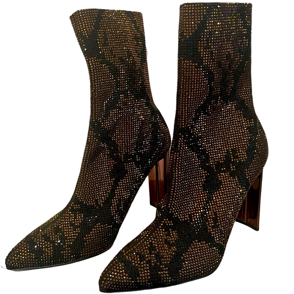 NWOT Aldo Deludith Rhinestone Heeled Booties